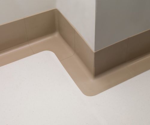 乙烯基踢脚线 - HEALTH DESIGN WALL BASE - Flexco Corporation