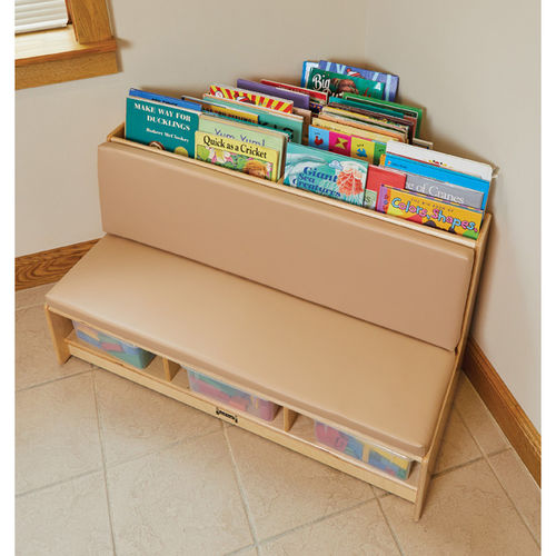 现代风格软包长凳 - CORNER LITERACY NOOK - Jonti-Craft, Inc. - 胶合板 / 候诊室 / 学校用