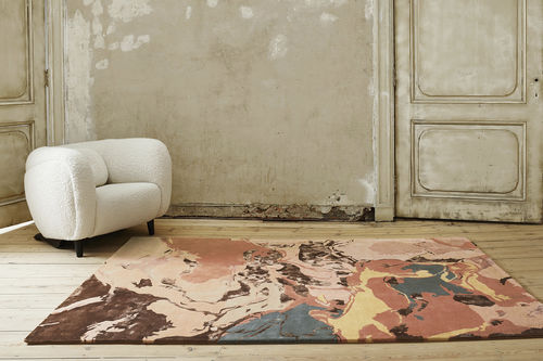 现代风格地毯 - MISTRAL TERRACOTTA - SERGE LESAGE - 图案 / 新西兰羊毛 / tencel® 材质