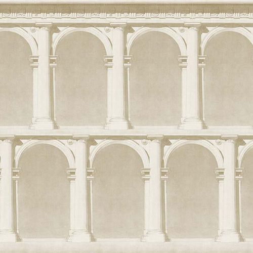 现代风格墙纸 - ARCHE & COLUMNS /2 - Papiers de Paris - 图案 / 仿混凝土 / 沙色