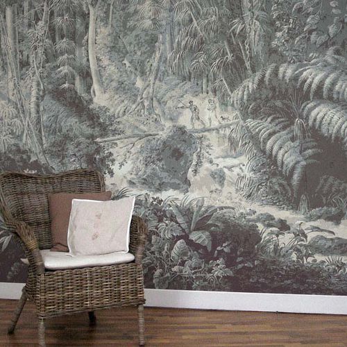 现代风格墙纸 - BRASILIAN FOREST - Papiers de Paris - 自然图案 / 全景式 / 场景图案
