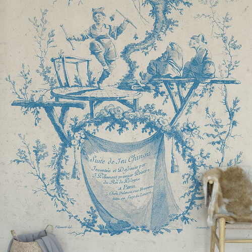 经典式墙纸 - CHINESE DECOR  - Papiers de Paris - 素描 / 场景图案 / 仿墙纸