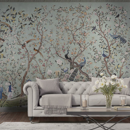传统风格墙纸 - CHINOISERIE 18TH - Papiers de Paris - 印花 / 动物图案 / 中国风