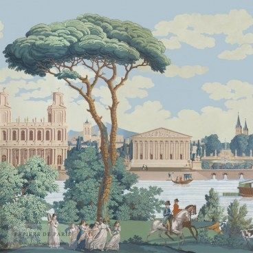 现代风格墙纸 - MONUMENTS OF PARIS - Papiers de Paris - 全景式 / 仿墙纸 / 彩色