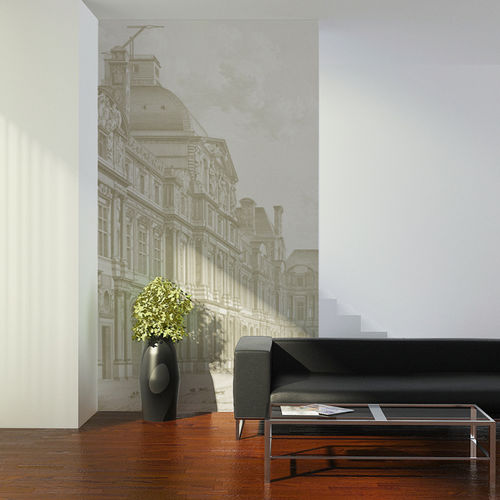 传统风格墙纸 - PARIS ENGRAVING - Papiers de Paris - 全景式 / 素描 / 场景图案