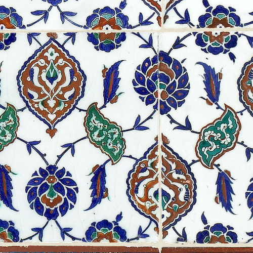 东方风格墙纸 - ORIENT-T1 - Papiers de Paris - 艺术印花 / 彩陶图案 / 仿瓷砖