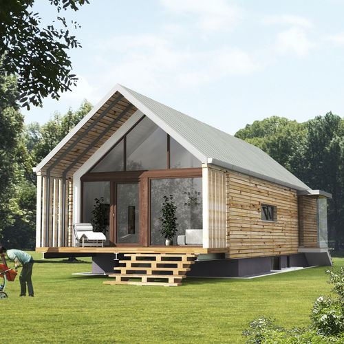 预制房屋 - EK 024 - ekokoncept, wooden prefabricated buildings, d.o.o - 生态型 / 现代风格 / 木结构