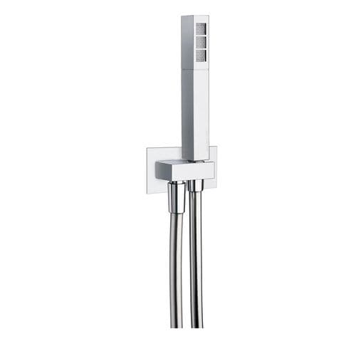 手持淋浴花洒 - DUPLEX SQUARE - CARIMALI design shower_space - 方管 / 黄铜 / 镀铬表层