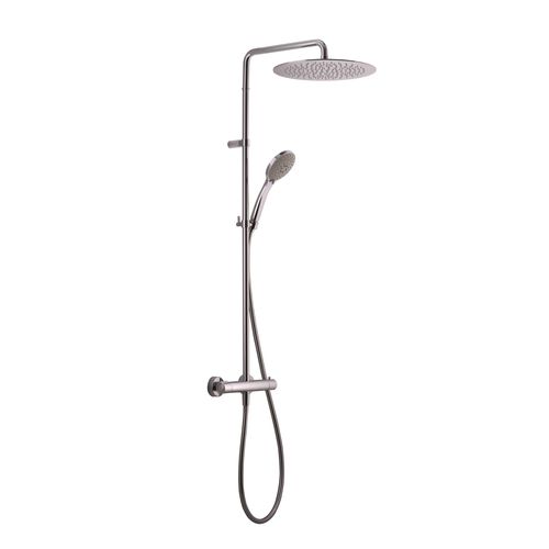 恒温淋浴柱 - RIGOLETTO MYSLIM - CARIMALI design shower_space - 不锈钢 / 镀铬表层 / 壁挂