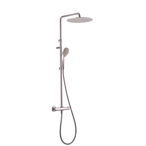 恒温淋浴柱 - RIGOLETTO TELESCOPIC, MY SLIM - CARIMALI design shower_space - 不锈钢 / 镀铬表层 / 壁挂