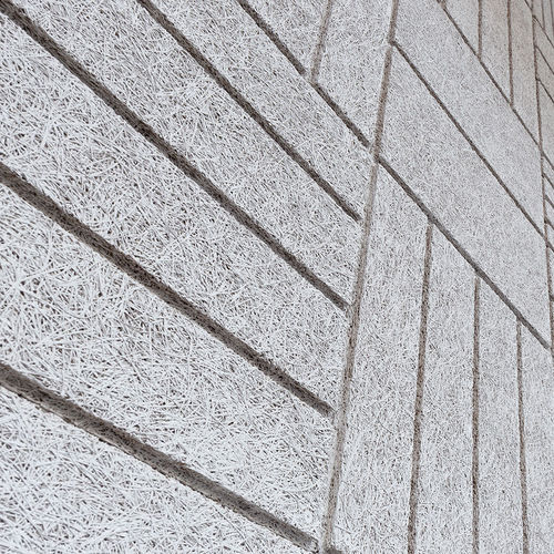壁挂隔音板 - TILES - Troldtekt A/S - 用于天花板 / 木丝水泥 / 方形