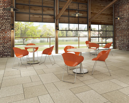 现代风格椅子 - CHAIR - THE BATTERY COLLECTION - Maglin Site Furniture - 户外 / 室内 / 彩绘金属