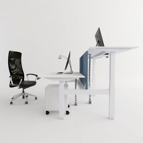 现代风格办公桌 - SMART DESK ™ - ATEPAA / PENT. - 漆木 / 金属 / 人体工学