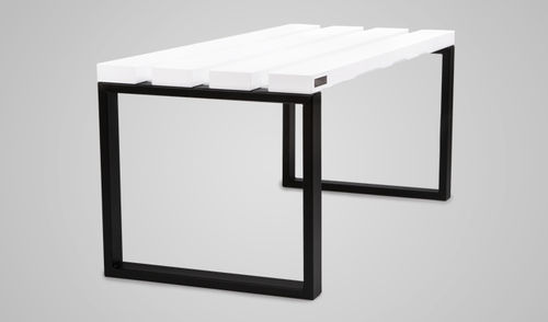 现代风格更衣间长凳 - MITA Bench for changing room - ATEPAA / PENT. - 木质 / 金属