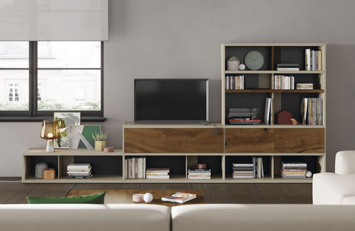 现代风格电视墙组合柜 - EST115 - VIVE - MUEBLES VERGE S.L. - 漆木