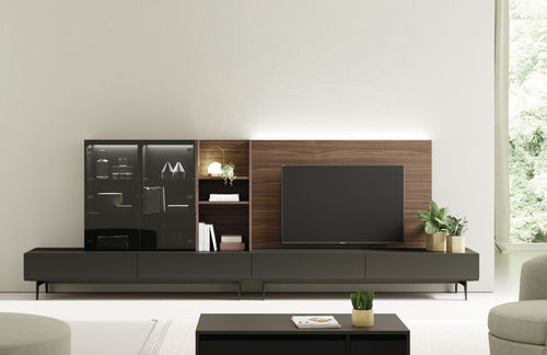 现代风格客厅组合背景墙 - ON SAL&Oacute;N 10 - VIVE - MUEBLES VERGE S.L. - 漆木 / 木制贴皮 / 胡桃木