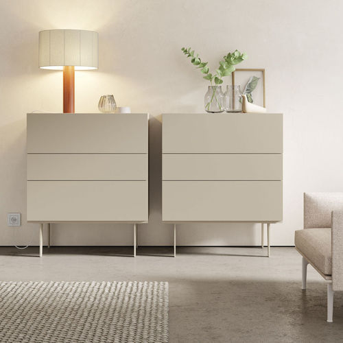 现代风格餐边柜 - ON APARADOR 10 - VIVE - MUEBLES VERGE S.L. - 哑光漆木 / 定制 / 带抽屉