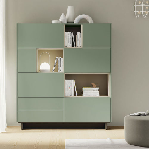 餐具柜 - ON APARADOR 16 - VIVE - MUEBLES VERGE S.L. - 现代风格 / 哑光漆木 / 搁板