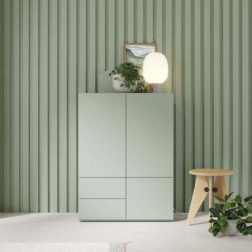 餐具柜 - COMPACT APARADOR 21 - VIVE - MUEBLES VERGE S.L. - 现代 / 哑光漆木 / 搁板