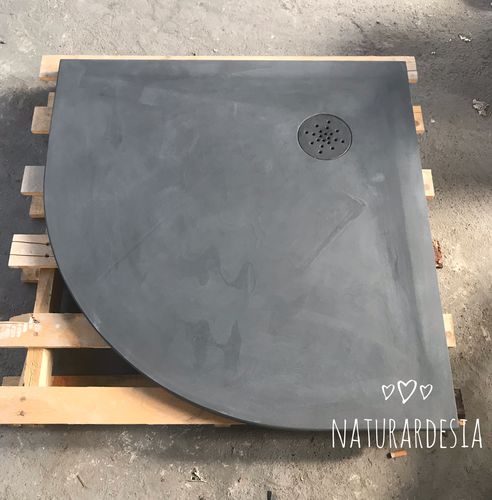角形淋浴底盆 - ELIO - ANGOLARE - MAP Slate Srl - 放置式 / 嵌入式 / 天然石材