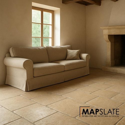 天然石材铺路石 - COTTAGE YELLOW  - MAP Slate Srl - 室内 / 客厅 / 用于入口