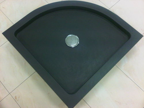 转角淋浴底盆 - LIGURE SLATE CUSTOMIZED - MAP Slate Srl - 放置式 / 天然石材 / 防滑