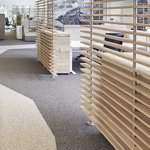 落地式办公室隔板 - FIN UNIT - Febrü Büromöbel GmbH - 木质 / 设计