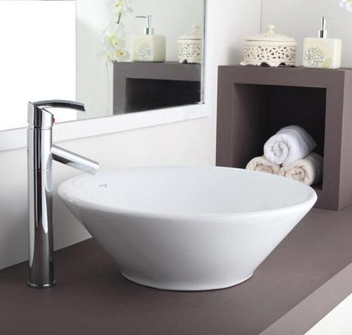 台上盆 - HINDWARE ART: CORAL - HSIL Limited (Hindware) - 瓷质 / 圆形 / 现代风格