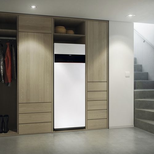燃气锅炉 - VITODENS 222-F  - VIESSMANN - 带热水器 / 住宅 / 室内