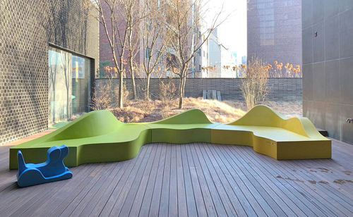原创设计长椅 - RIVER MUST FLOW - SIXINCH Furniture - Design - Foamcoating - 高密度泡沫 / 带椅背 / 无扶手