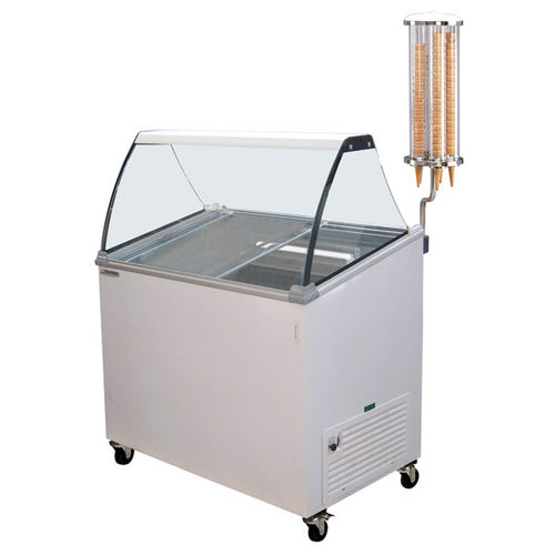 柜台冷藏展示柜 - PRIMERA 7 - TECFRIGO SPA  - 用于商店 / 冰激凌