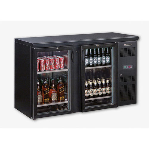 商用饮料柜 - EUROBAR 3P GLASS - TECFRIGO SPA  - 台下式 / 三门 / 卧式