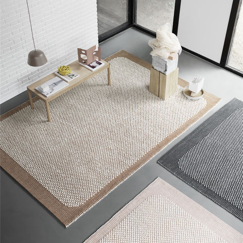 现代风格地毯 - PEBBLE - Muuto - 图案 / 黄麻 / 帆布
