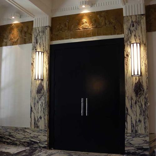 艺术装饰风格壁灯 - SCAN&Eacute;A 700 - raphael armand luminaires - 户外 / 漆钢 / 亚克力