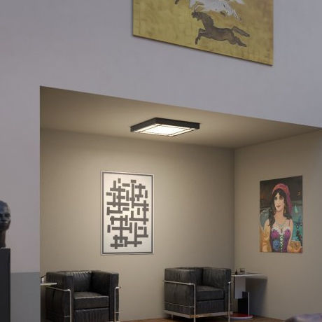 艺术装饰风格照明设备 - CLAUSTRAL 300 - raphael armand luminaires - 明装 / LED式 / 正方形