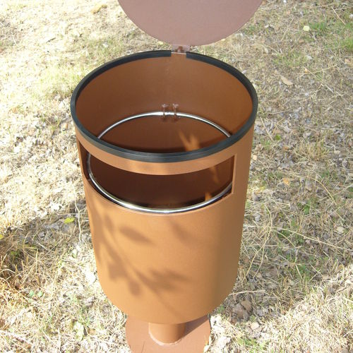 公共垃圾桶 - CIM - FREPAT URBAN EQUIPMENT - 落地 / 电镀钢 / 耐候钢