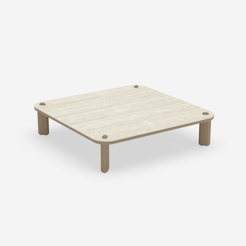 现代风格茶几 - KNOPPIE LARGE - HALDANE - Dekton®材料 / 伊罗科桌脚 / 正方形