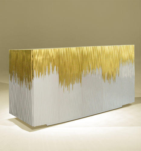 现代风格餐边柜 - MOON GOLD - Luisa Peixoto Design - 漆木 / 白色 / 金色