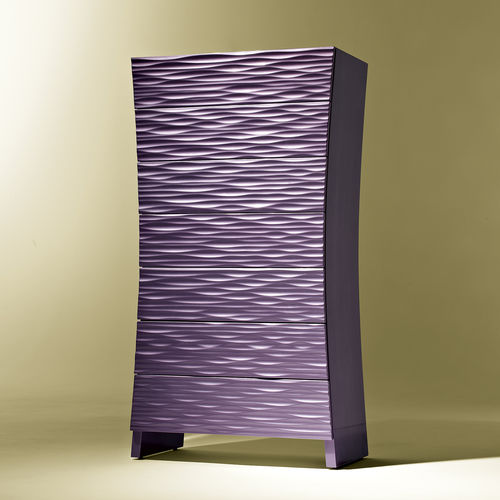 现代风格抽屉柜 - CURVE WEG - Luisa Peixoto Design - 漆木 / 棕色 / 紫色