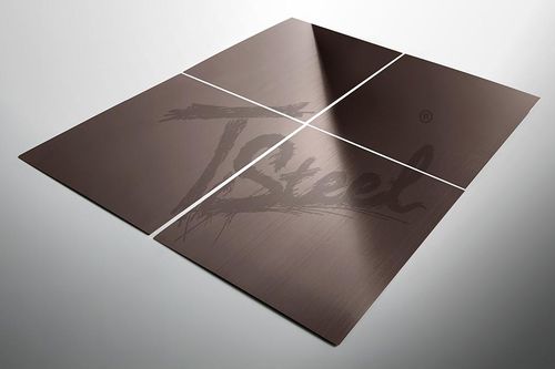 装饰金属板 - TSTEEL BRONZO - Steel Color - 不锈钢 / 用于壁板