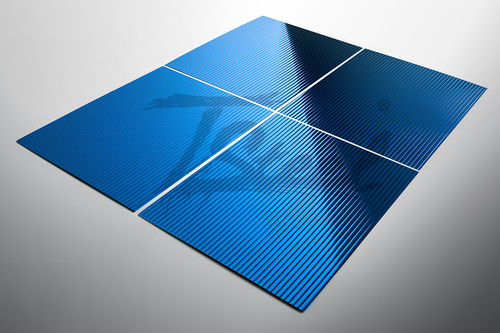 装饰金属板 - TSTEEL STRIPES BLU - Steel Color - 304不锈钢 / 316不锈钢 / 布艺