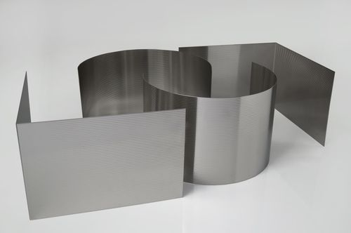 装饰金属板 - STRIPES  - Steel Color - 不锈钢 / 用于壁板