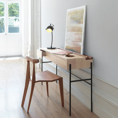 现代风格办公桌 - CONCIERGE - Wewood - Portuguese Joinery - 栎木 / 胡桃木 / 粉末涂层钢