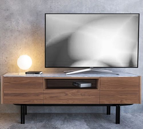 现代风格电视柜 - PANAMÁ - Wewood - Portuguese Joinery - 栎木 / 胡桃木 / 铁