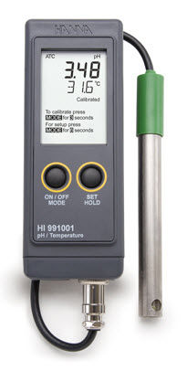便携式pH 值测量仪 - HI991001 - Hanna Instruments