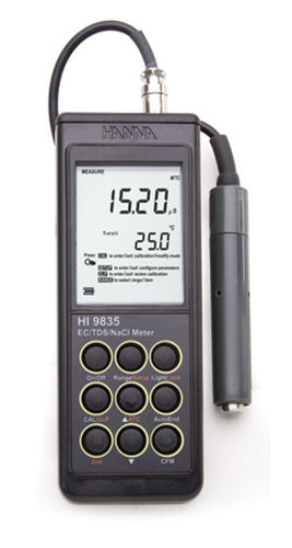 多参数水质分析仪 - HI9835 - Hanna Instruments - 传导性