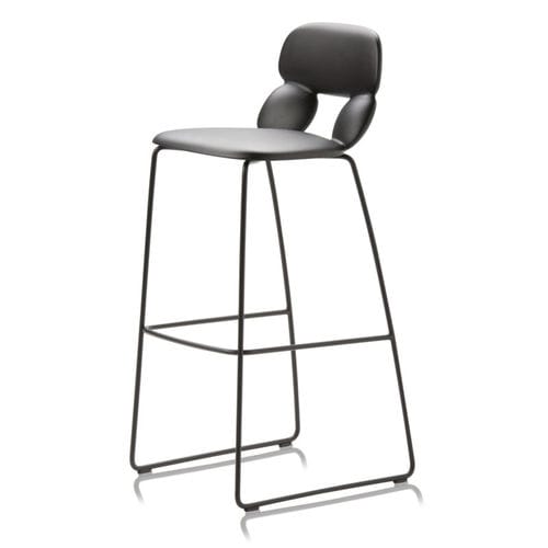 现代风格吧椅 - NUBE SL SG 80 - CHAIRS & MORE - 室内 / 金属 / 聚氨酯