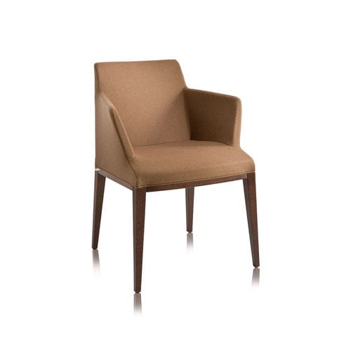 现代风格扶手椅 - BLOOM SP - CHAIRS & MORE - 布料 / 栎木 / 桥型椅