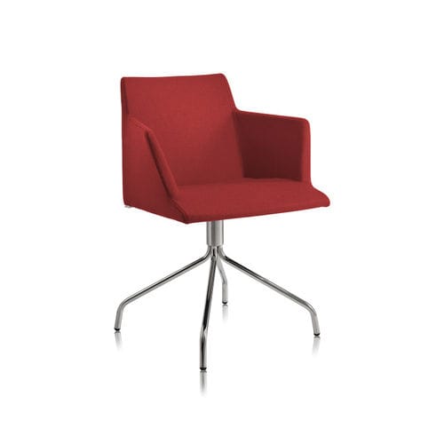 现代风格扶手椅 - BLOOM 1-P - CHAIRS & MORE - 布料 / 钢 / 商用