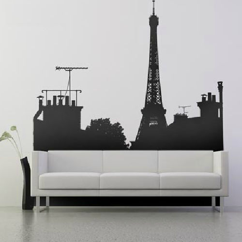 城市墙贴 - PARIS SKYLINE C - Paristic - 国家